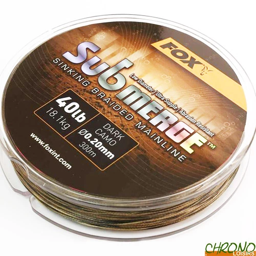 Tresse Fox Submerge Sinking Braid 300m 3 Tresse Fox Submerge Sinking Braid 300m