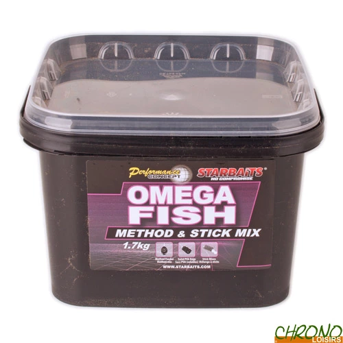 Stick Mix Starbaits Perf Concept Omega Fish Method & Stick 1.7kg 3 Stick Mix Starbaits Perf Concept Omega Fish Method & Stick 1.7kg