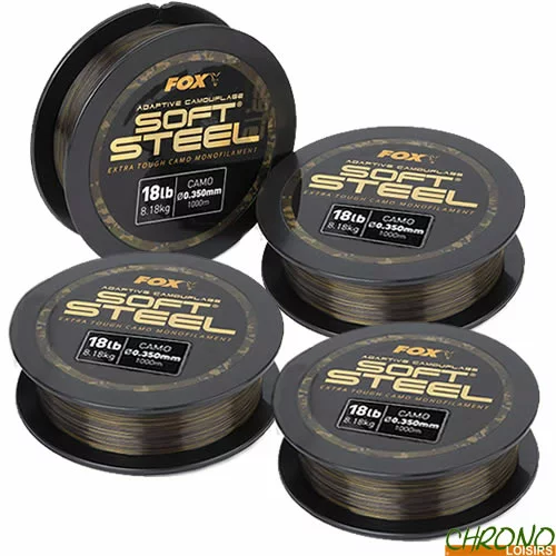 Nylon Fox Soft Steel Adaptive Camou 0.35mm 1000m (les 4) 3 Nylon Fox Soft Steel Adaptive Camou 0.35mm 1000m (les 4)