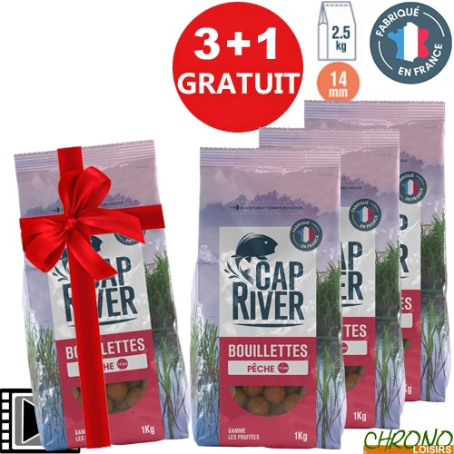 Bouillettes Cap River Peche Poivre 14mm 2.5kg (x3) 3 Bouillettes Cap River Peche Poivre 14mm 2.5kg (x3)