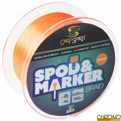 Tresse Carp Spirit Spod & Marker Orange 0.20mm 300m 3 Tresse Carp Spirit Spod & Marker Orange 0.20mm 300m