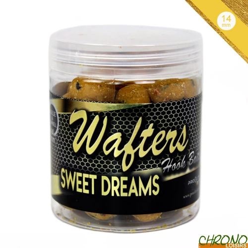 Bouillettes Equilibrées + Dumbells Pro Elite Baits Gold Sweet Dreams 14mm 110g 3 Bouillettes Equilibrées + Dumbells Pro Elite Baits Gold Sweet Dreams 14mm 110g