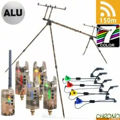 Pack Détection Carp Design Bank Pod Darkness 4D Camo Blade