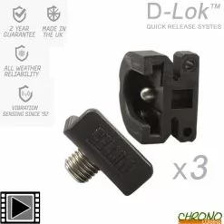 Adaptateur Delkim New D-Lok Quick Release System Txi-D & Ev-D (les 3)