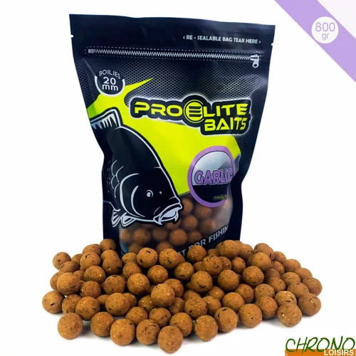 Bouillettes Pro Elite Baits Garlic 20mm 800g 3 Bouillettes Pro Elite Baits Garlic 20mm 800g