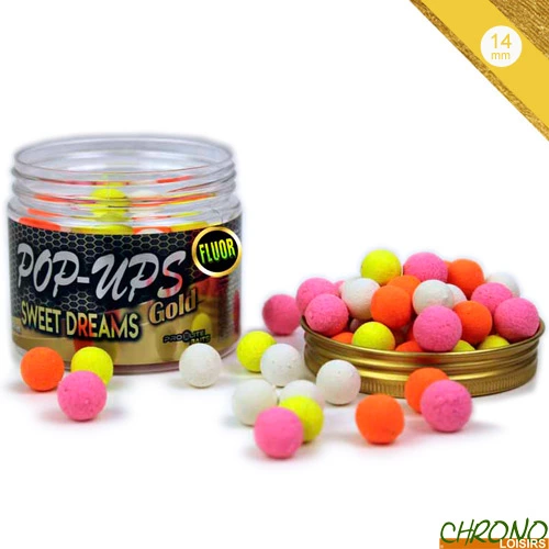 Pop Ups Pro Elite Baits Fluo Gold Sweet Dreams 14/15mm 150ml -Promos Lignes Magasin 3116a78267e979861143f7dcb58885c81b7e23fa 243894g
