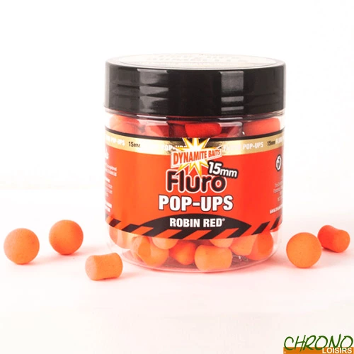 Pop Ups & Dumbells Dynamite Baits Fluoro Robin Red 15mm 75g 3 Pop Ups & Dumbells Dynamite Baits Fluoro Robin Red 15mm 75g