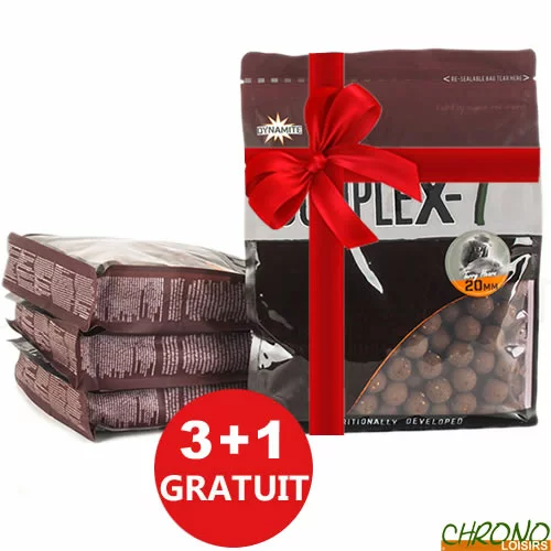 Bouillettes Dynamite Baits Complex-T 20mm 1kg (x3) 3 Bouillettes Dynamite Baits Complex-T 20mm 1kg (x3)