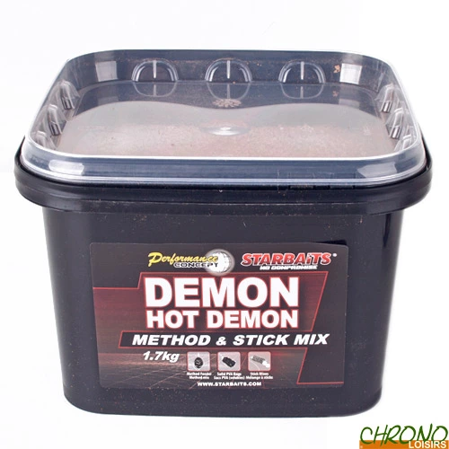 Stick Mix Starbaits Perf Concept Hot Demon Method & Stick 1.7kg 3 Stick Mix Starbaits Perf Concept Hot Demon Method & Stick 1.7kg
