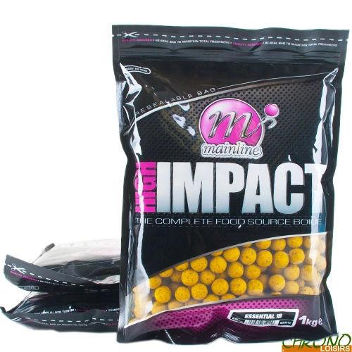 Bouillettes Mainline High Impact Essential IB 15mm 1kg (x3) 3 Bouillettes Mainline High Impact Essential IB 15mm 1kg (x3)