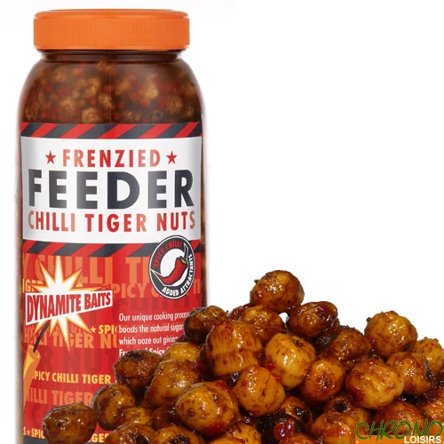 Graines Dynamite Baits Frenzied Feeder Chilli Tiger Nuts 2.5L 3 Graines Dynamite Baits Frenzied Feeder Chilli Tiger Nuts 2.5L