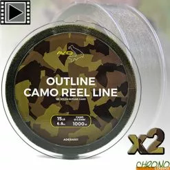 Nylon Avid Carp Outline Camo 0.33mm 1000m (les 2)