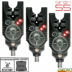 Nash Tackle Détecteur Nash Siren S5 Digital Rouge (les 3)