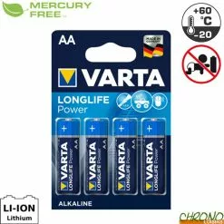 Pile Varta Longlife Power AA LR06 1.5V (par 4)