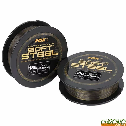 Nylon Fox Soft Steel Adaptive Camou 0.35mm 1000m (les 2) 3 Nylon Fox Soft Steel Adaptive Camou 0.35mm 1000m (les 2)