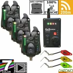 Set Electronique Carpsounder 3D Roc XRS-ACC Black Neon Dropstar DR-LX2 Mini