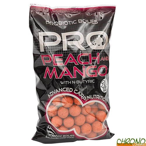 Bouillettes Starbaits Probiotic Peach & Mango 20mm 1kg 3 Bouillettes Starbaits Probiotic Peach & Mango 20mm 1kg