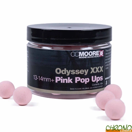 Pop Ups CC Moore Odyssey XXX Pink 13/14mm (par 45) 3 Pop Ups CC Moore Odyssey XXX Pink 13/14mm (par 45)