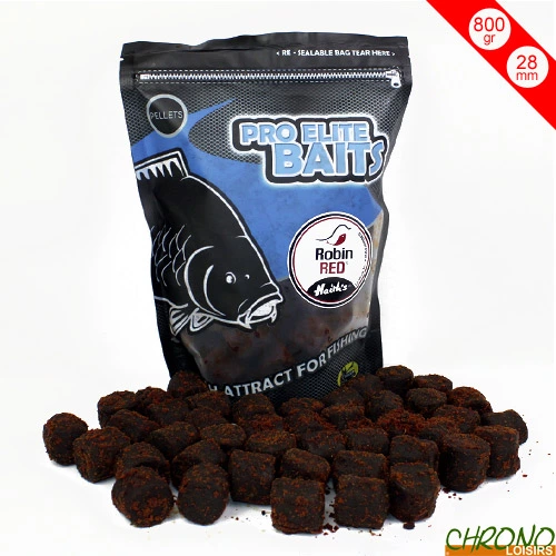 Pellets Pro Elite Baits Robin Red 28mm 800g 3 Pellets Pro Elite Baits Robin Red 28mm 800g