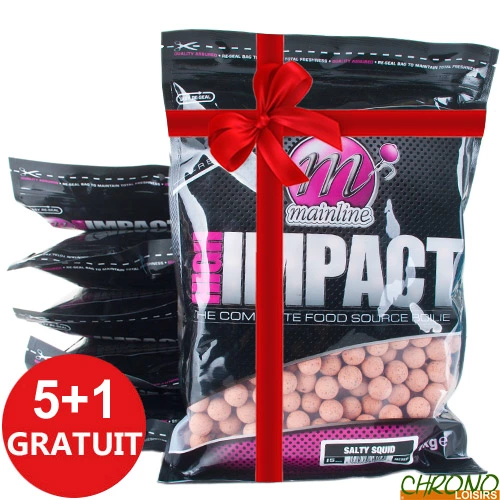 Bouillettes Mainline High Impact Salty Squid 15mm 1kg (x5) 3 Bouillettes Mainline High Impact Salty Squid 15mm 1kg (x5)