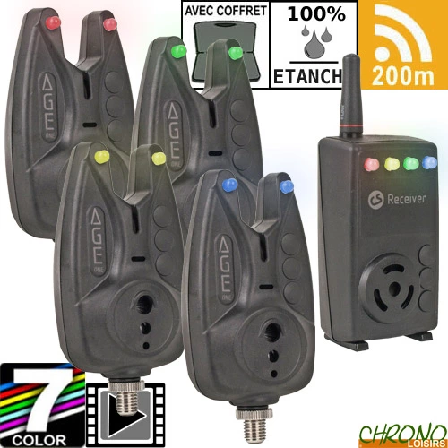 Coffret Carpsounder Centrale 4 Détecteurs Age One 3 Coffret Carpsounder Centrale 4 Détecteurs Age One