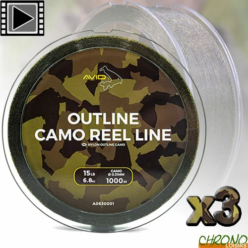 Nylon Avid Carp Outline Camo 0.33mm 1000m (les 3) 3 Nylon Avid Carp Outline Camo 0.33mm 1000m (les 3)