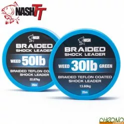 Nash TT Tête De Ligne Nash Braided Shock Leader 25m