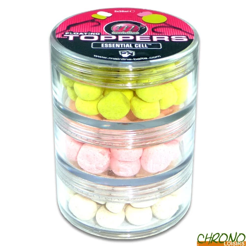 Pop Ups Mainline Floating Toppers Essential Cell 3 X 50ml 3 Pop Ups Mainline Floating Toppers Essential Cell 3 X 50ml