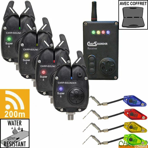 Set Electronique Carpsounder 4D Super IT Dropstar DR-LX2 Mini 3 Set Electronique Carpsounder 4D Super IT Dropstar DR-LX2 Mini