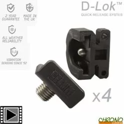 Adaptateur Delkim New D-Lok Quick Release System Txi-D & Ev-D (les 4)