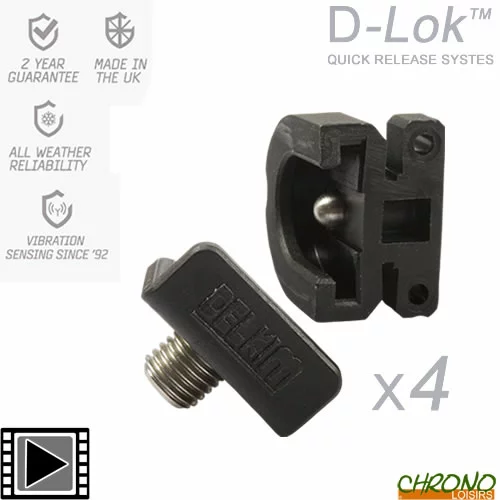 Adaptateur Delkim New D-Lok Quick Release System Txi-D & Ev-D (les 4) 3 Adaptateur Delkim New D-Lok Quick Release System Txi-D & Ev-D (les 4)
