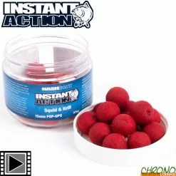 Nash Bait Pop Ups Nash Instant Action Squid & Krill 15mm 35g