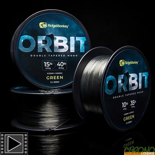 Nylon RidgeMonkey Orbit Double Tapered Mono 300m 3 Nylon RidgeMonkey Orbit Double Tapered Mono 300m