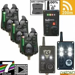 Kit Carpsounder 3D Roc XRS-ACC Black Neon + Campsecure + Campstar