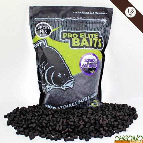 Pellets Pro Elite Baits Squid & Octopus Spod Mix 8mm 1.8kg 3 Pellets Pro Elite Baits Squid & Octopus Spod Mix 8mm 1.8kg