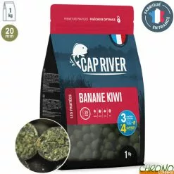 Bouillettes Cap River Banane Kiwi 20mm 1kg