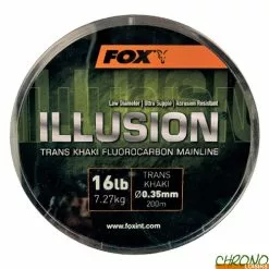 Ligne Fluorocarbon Fox Illusion Trans Khaki 200m