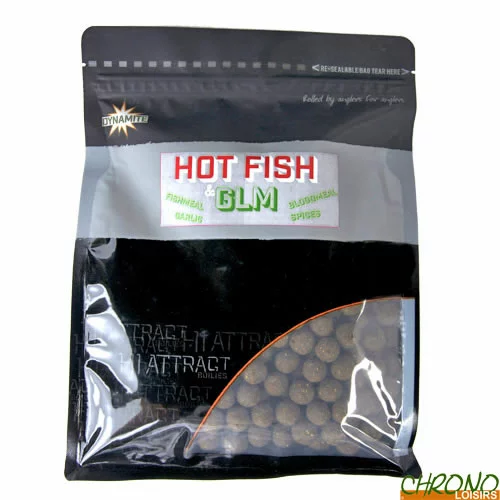 Bouillettes Dynamite Baits Hot Fish & GLM 20mm 1kg 3 Bouillettes Dynamite Baits Hot Fish & GLM 20mm 1kg