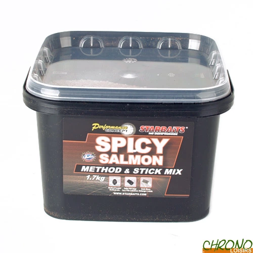Stick Mix Starbaits Perf Concept Spicy Salmon Method & Stick 1.7kg 3 Stick Mix Starbaits Perf Concept Spicy Salmon Method & Stick 1.7kg