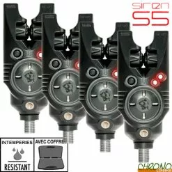 Nash Tackle Détecteur Nash Siren S5 Digital Rouge (les 4)