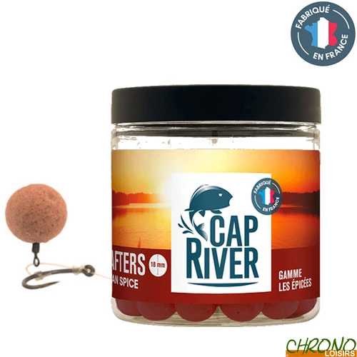 Bouillettes Equilibrées Cap River Indian Spice 18mm 100g 3 Bouillettes Equilibrées Cap River Indian Spice 18mm 100g