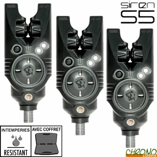 Nash Tackle Détecteur Nash Siren S5 Digital Blanc (les 3) 3 Nash Tackle Détecteur Nash Siren S5 Digital Blanc (les 3)