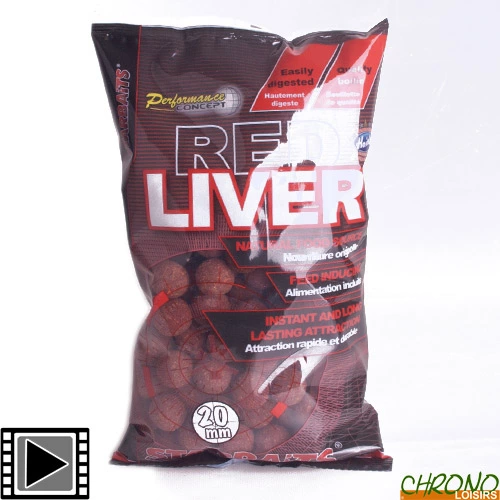 Bouillettes Starbaits Perf Concept Red Liver 20mm 1kg 3 Bouillettes Starbaits Perf Concept Red Liver 20mm 1kg