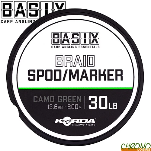 Tresse Korda Basic Spod/Marker Camo Green 30lbs 200m 3 Tresse Korda Basic Spod/Marker Camo Green 30lbs 200m
