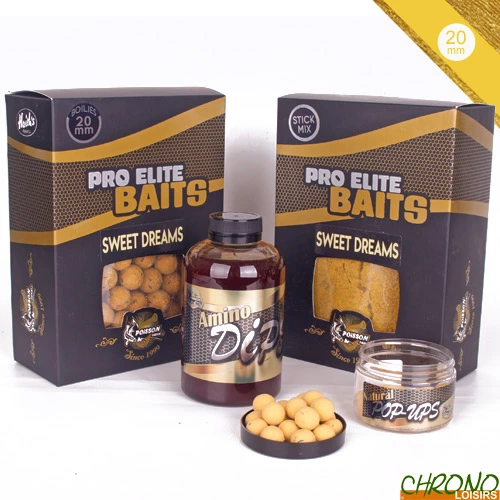 Pack Appâts Pro Elite Baits Gold Sweet Dreams 3 Pack Appâts Pro Elite Baits Gold Sweet Dreams